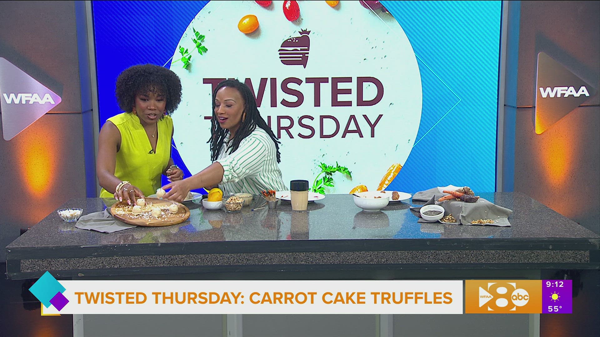 Chef Amber Williams with Le Rouge Cuisine shows us how to make carrot cake truffles.