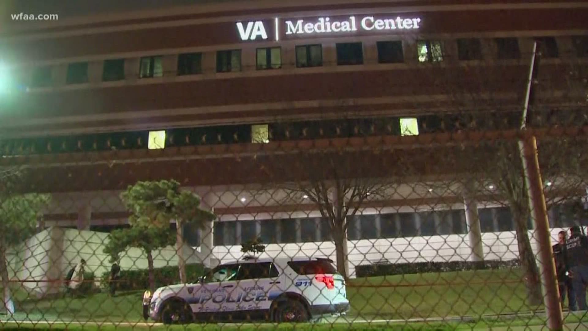 According to VA officers, the incident began when a man armed with a knife had come to the hospital asking for psychiatric treatment, Dallas police said.