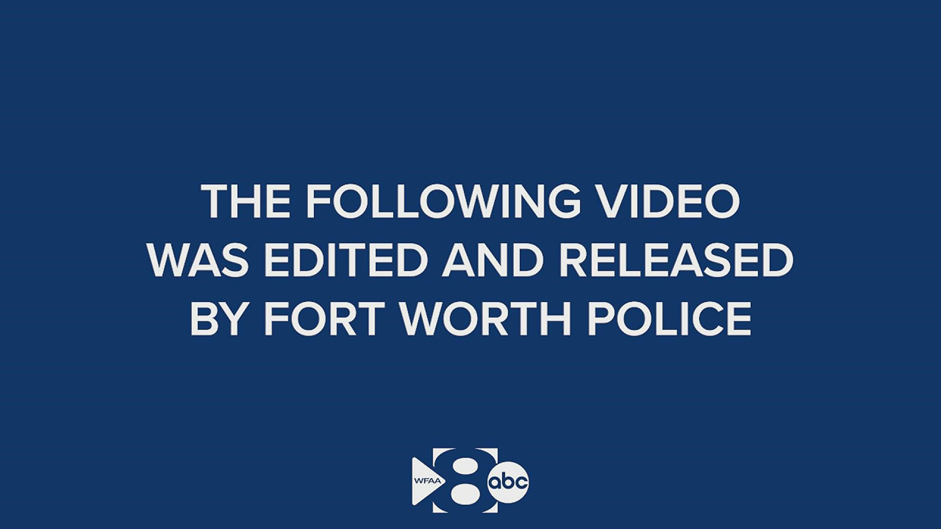 Fort Worth police released video of a shooting that happened Saturday.