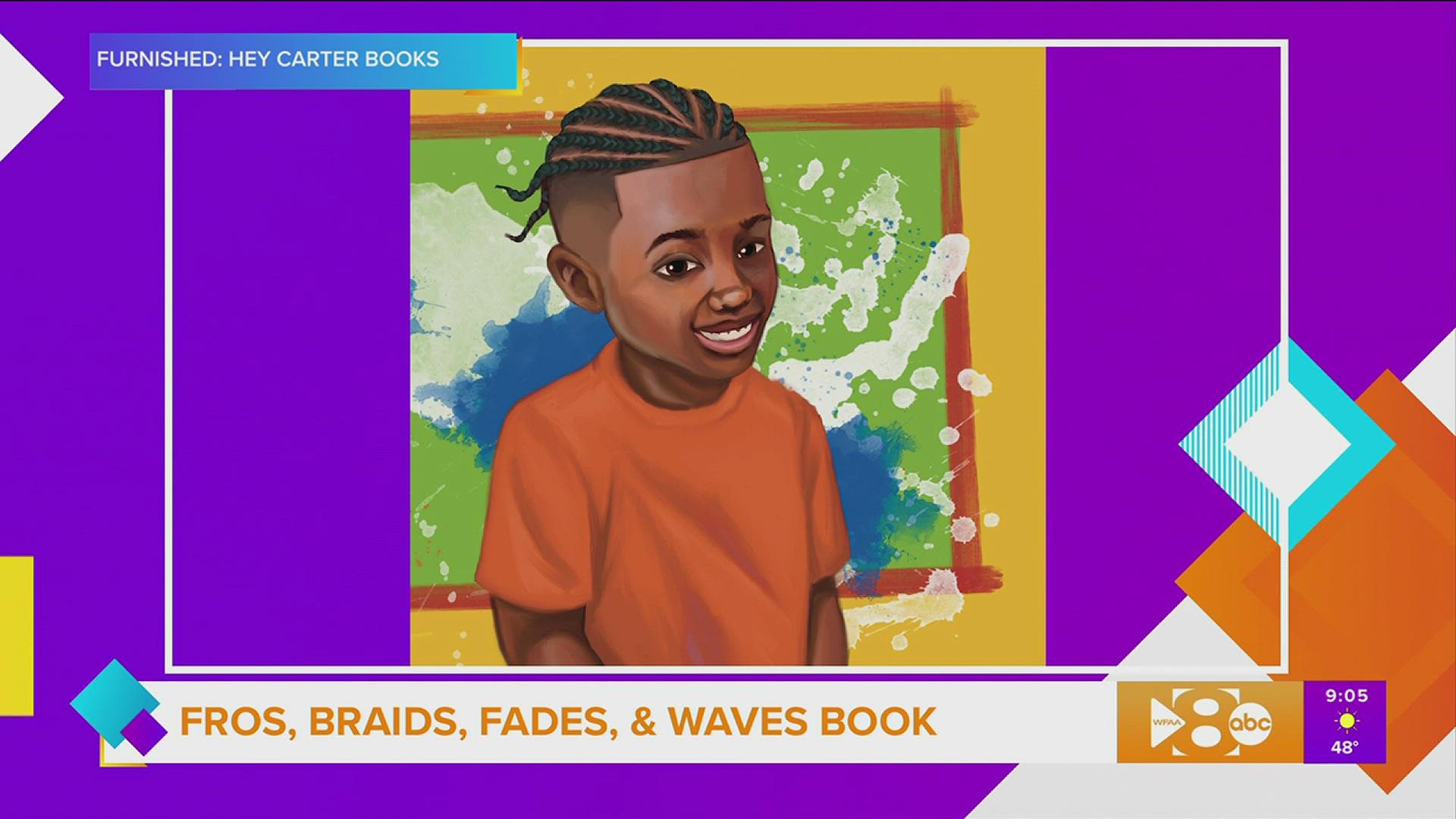 Doctor Thomishia Booker’s new book ‘Fros, Braids, Fades and Waves’ celebrates black hairstyles and aims to elevate Black boy joy.