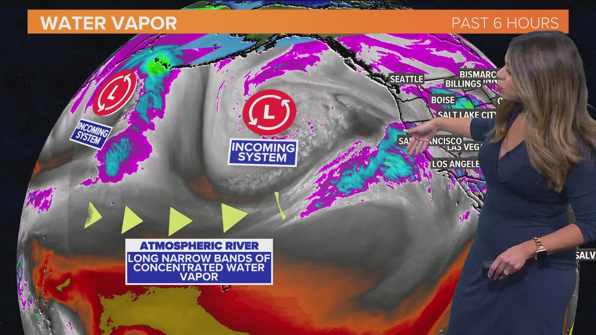 California's rain continues for the next week. Meteorologist Mariel Ruiz explains why and what it is doing to the drought.