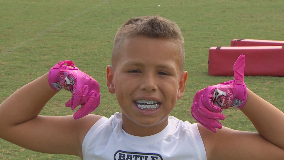 'Baby Gronk is a superstar' 7yearold football celebrity tops 100k