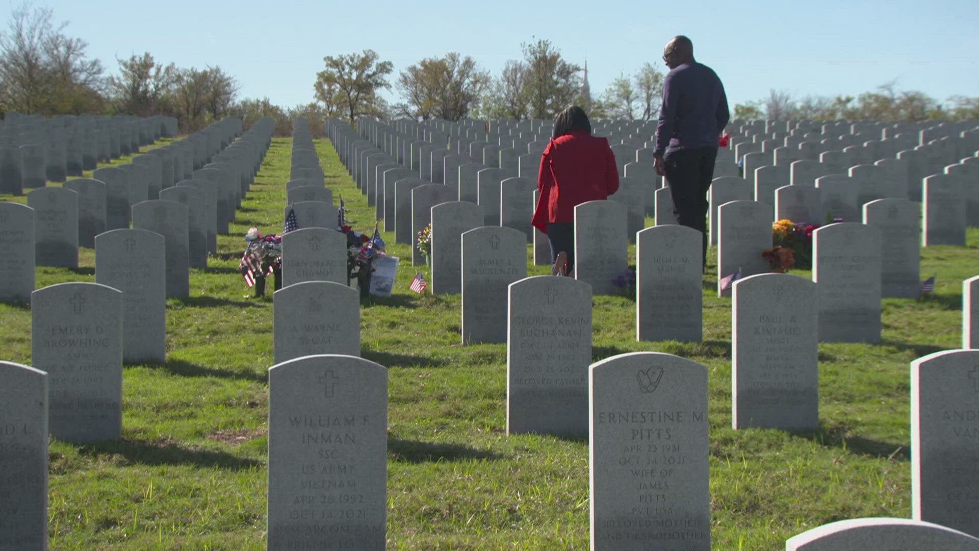 The cemetery has more than 73,000 buried.