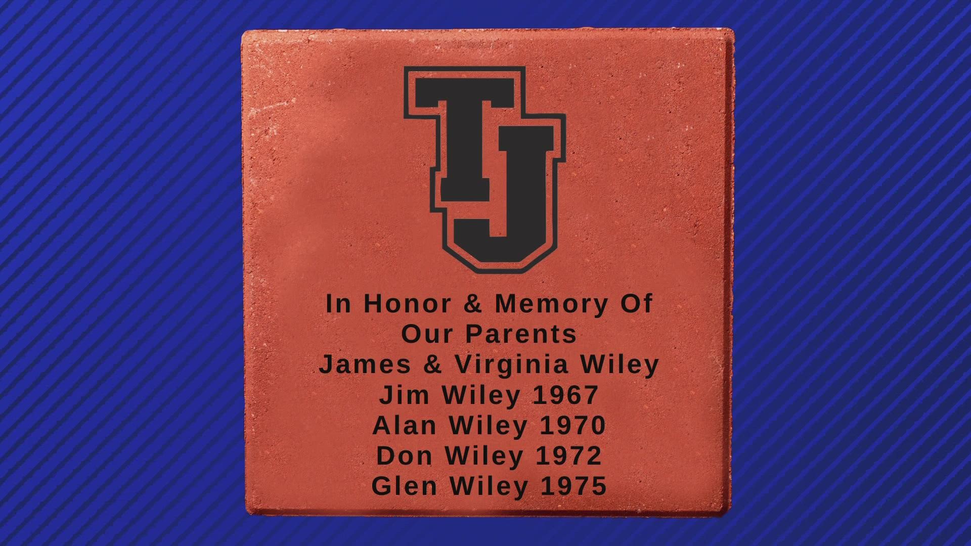 For all TJ alumnus, you can be a part of this historic reopening by donating a brick or stone in the new "TJ Legacy Walkway."