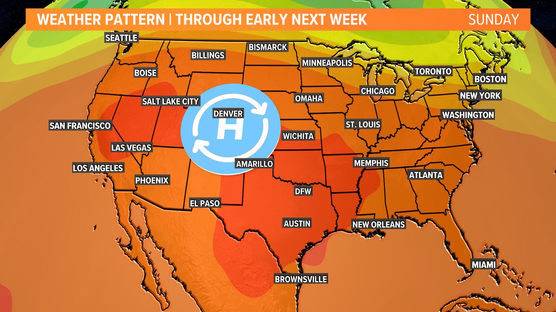 Typical Summer Weather Pattern Takes Hold