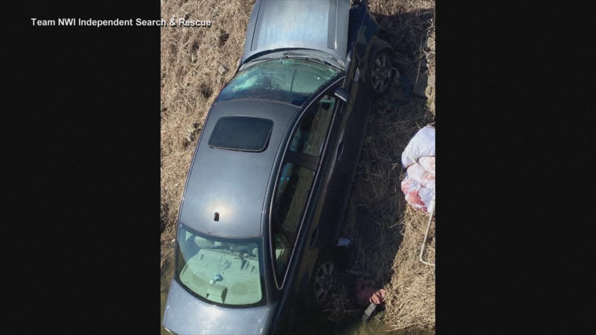 Brieonna Cassel, 41, was on her way to visit a friend when she fell asleep at the wheel of her car and crashed into a ditch, officials say.
