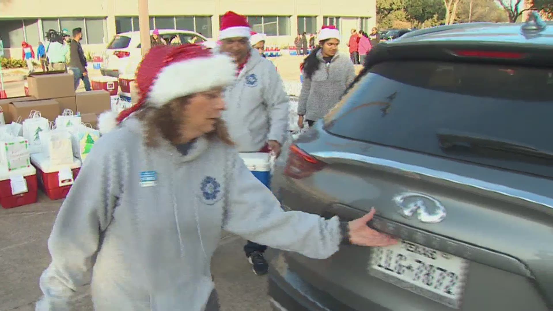 Several volunteers across North Texas helped to donate the items.