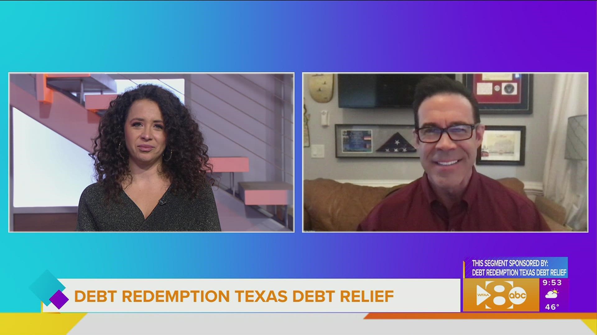 This segment is sponsored by Debt Redemption Texas Debt Relief. Call 800.971.4060 or go to debtredemption.com/wfaa for more information.