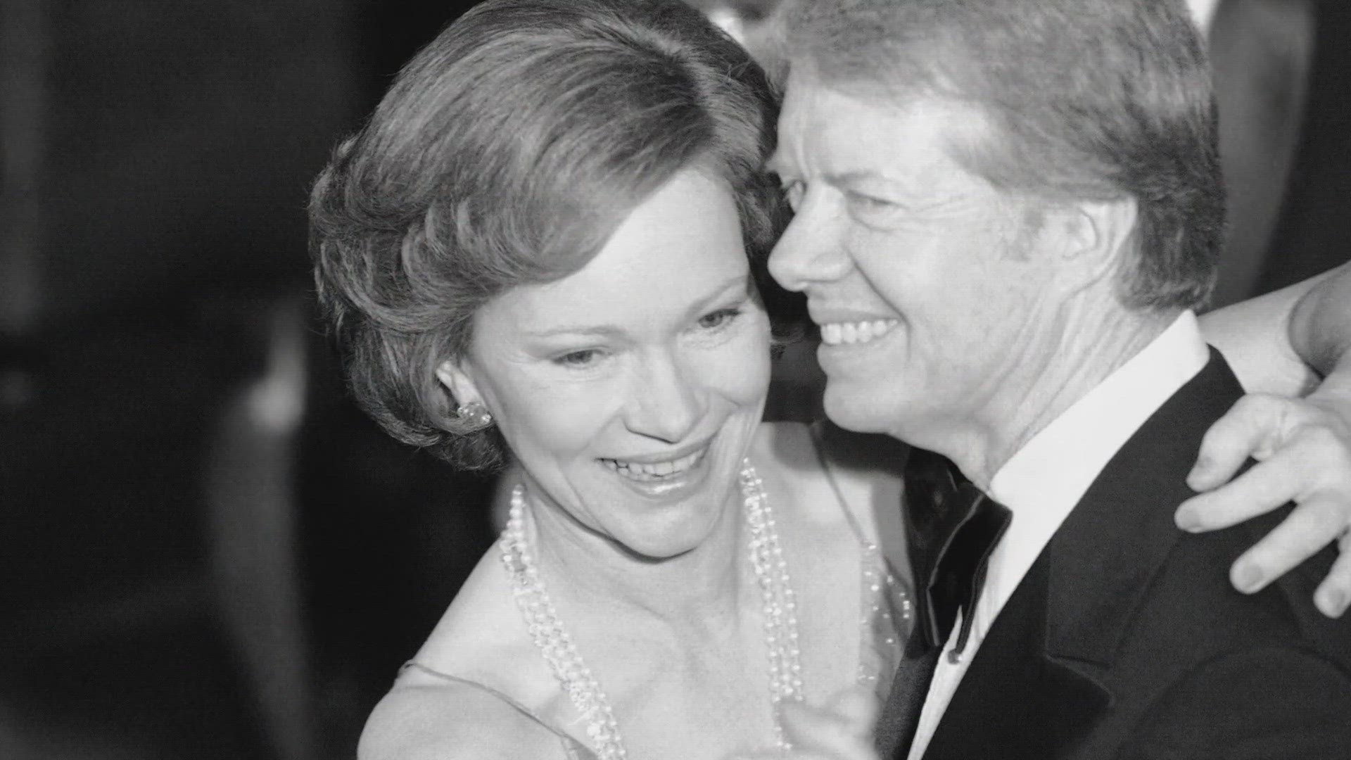 Rosalynn and Jimmy Carter hold the record of the longest-married couple in presidential history - celebrating their 77th anniversary in July 2023.