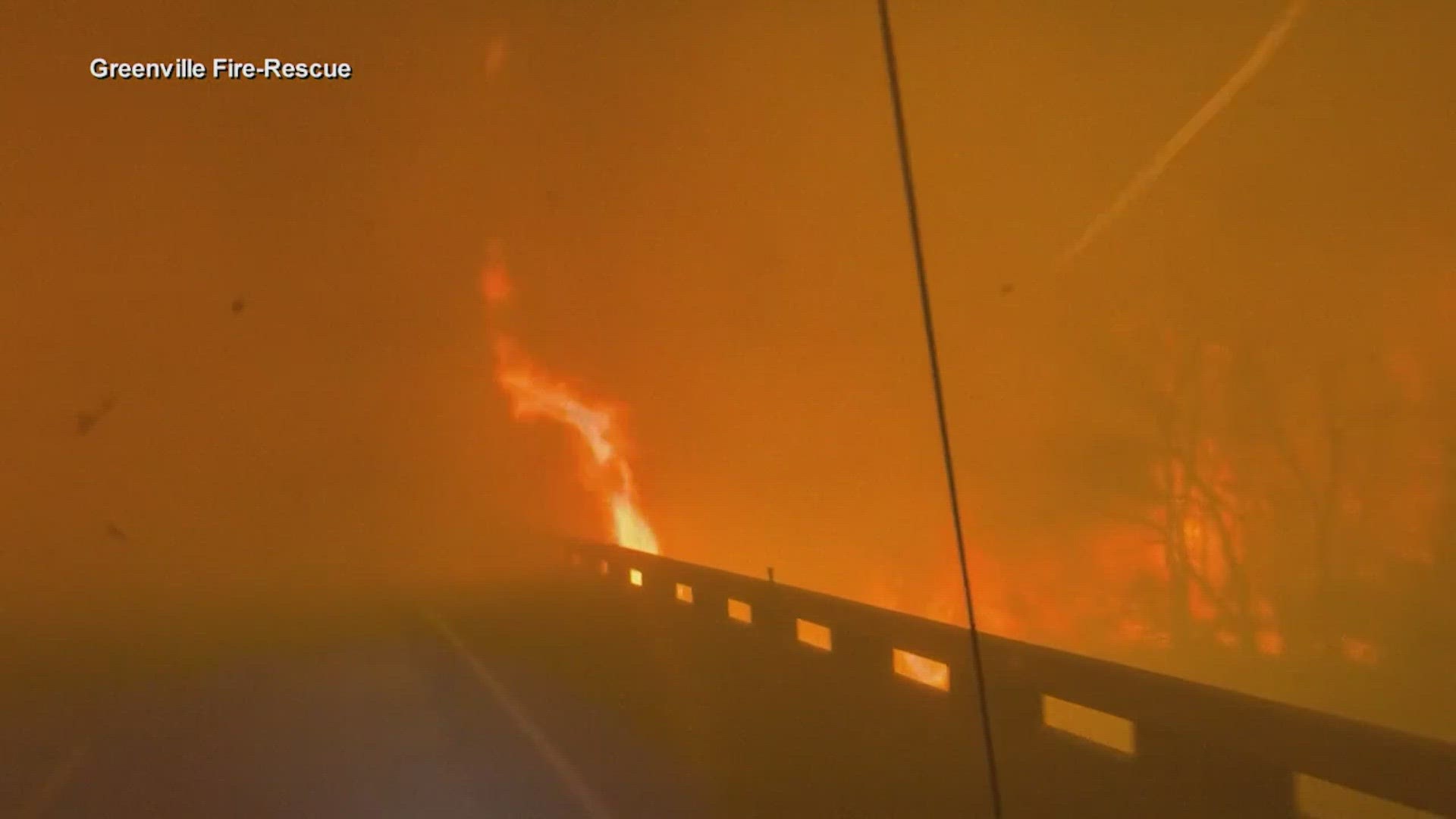 Wildfires are forcing evacuations and cutting off power to thousands in the Panhandle.