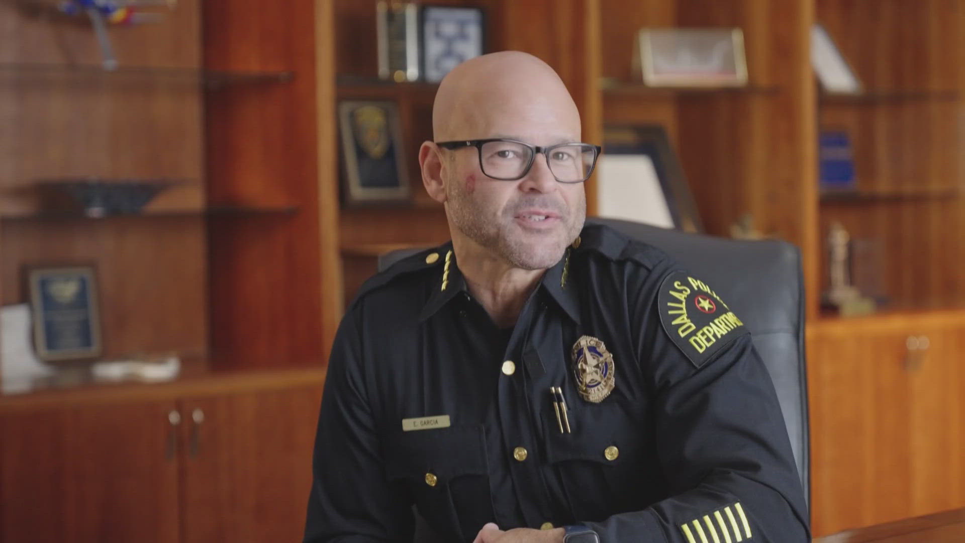 Dallas Police Chief Eddie Garcia, who is retiring from law enforcement in November to work for the City of Austin, reflects on his heritage.