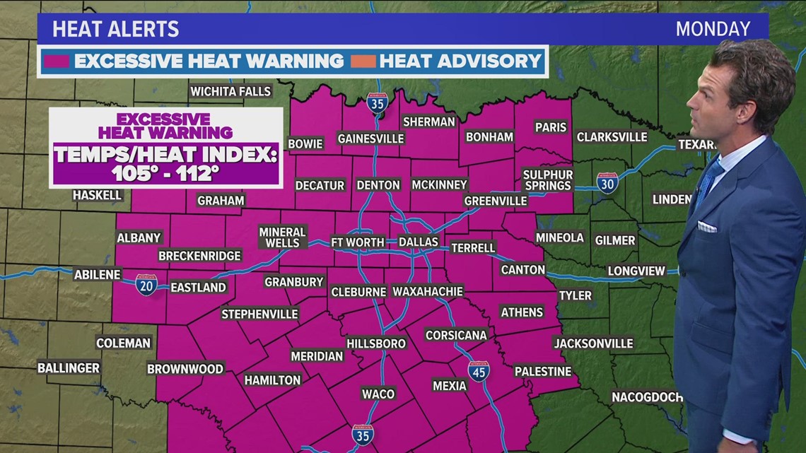 DFW weather: Another excessive heat warning for North Texas | wfaa.com