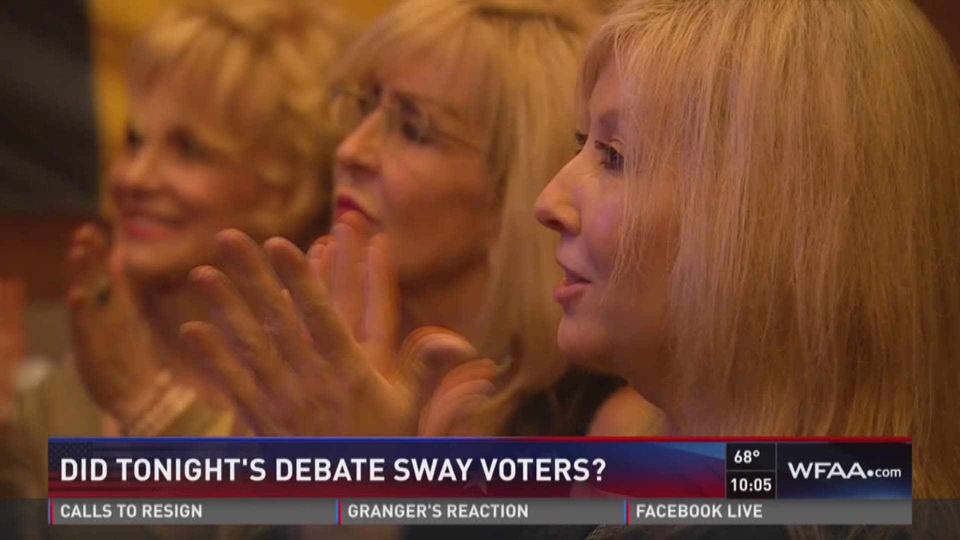 Did tonight's debate sway voters?