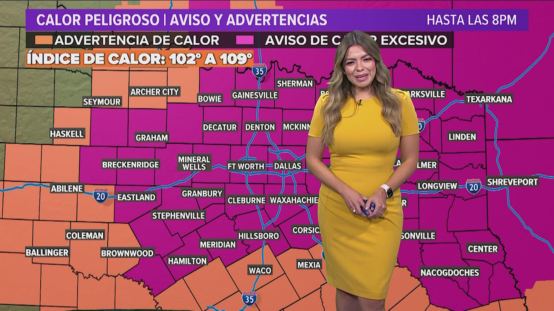 el-reporte-del-tiempo-en-dallas-fort-worth-contin-a-el-calor-peligroso