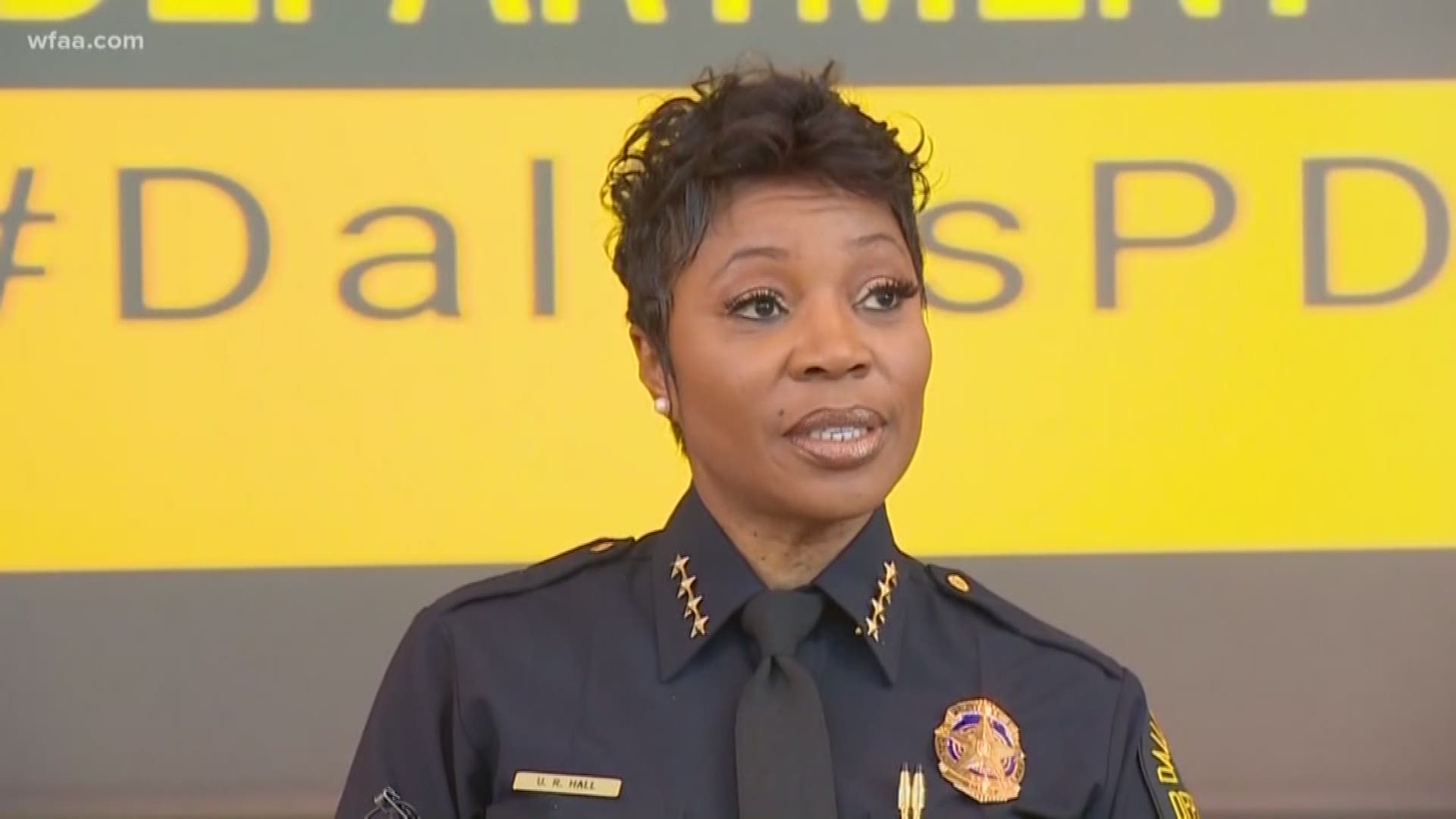Dallas police Chief Renee Hall has been on medical leave for a month and the city manager says he has no timeline for her return. Many citizens and police officers wondering what is going on.