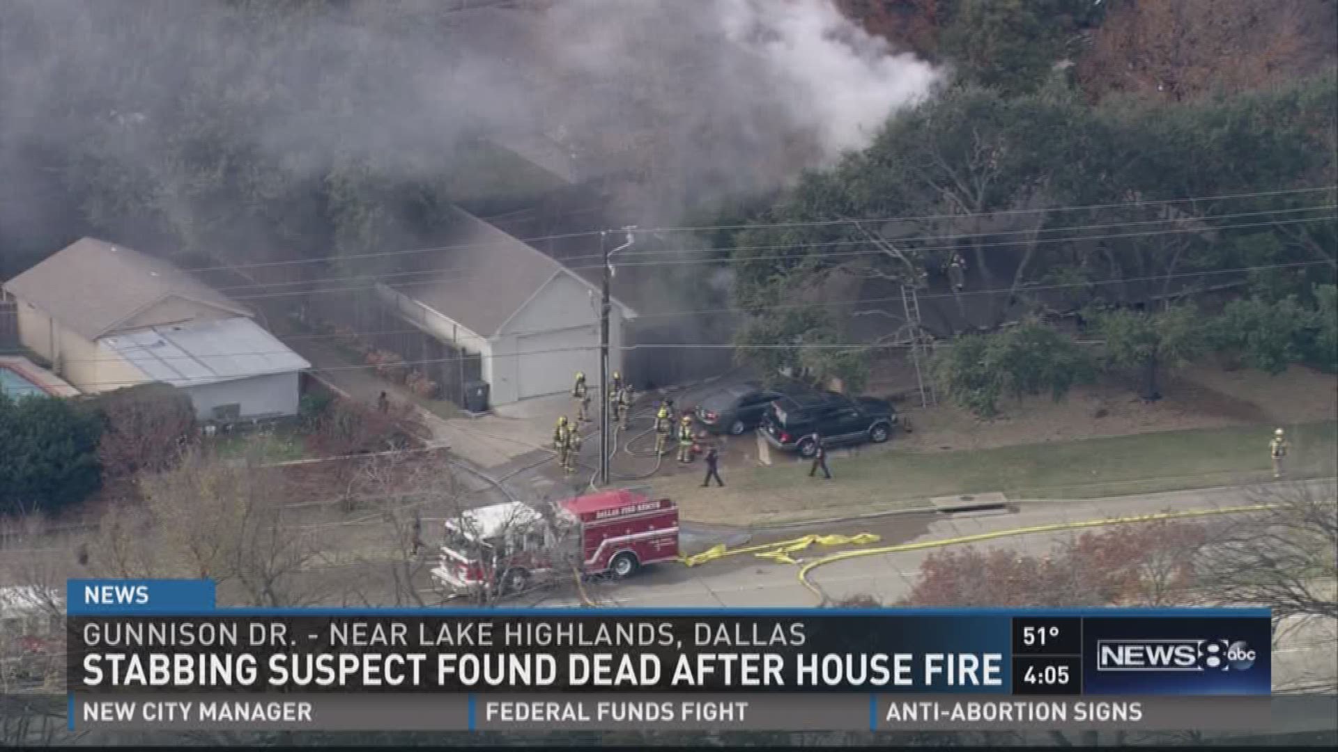 1 injured, suspect dead after domestic disturbance, fire in Dallas ...
