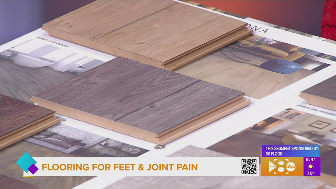 Flooring for feet and joint pain