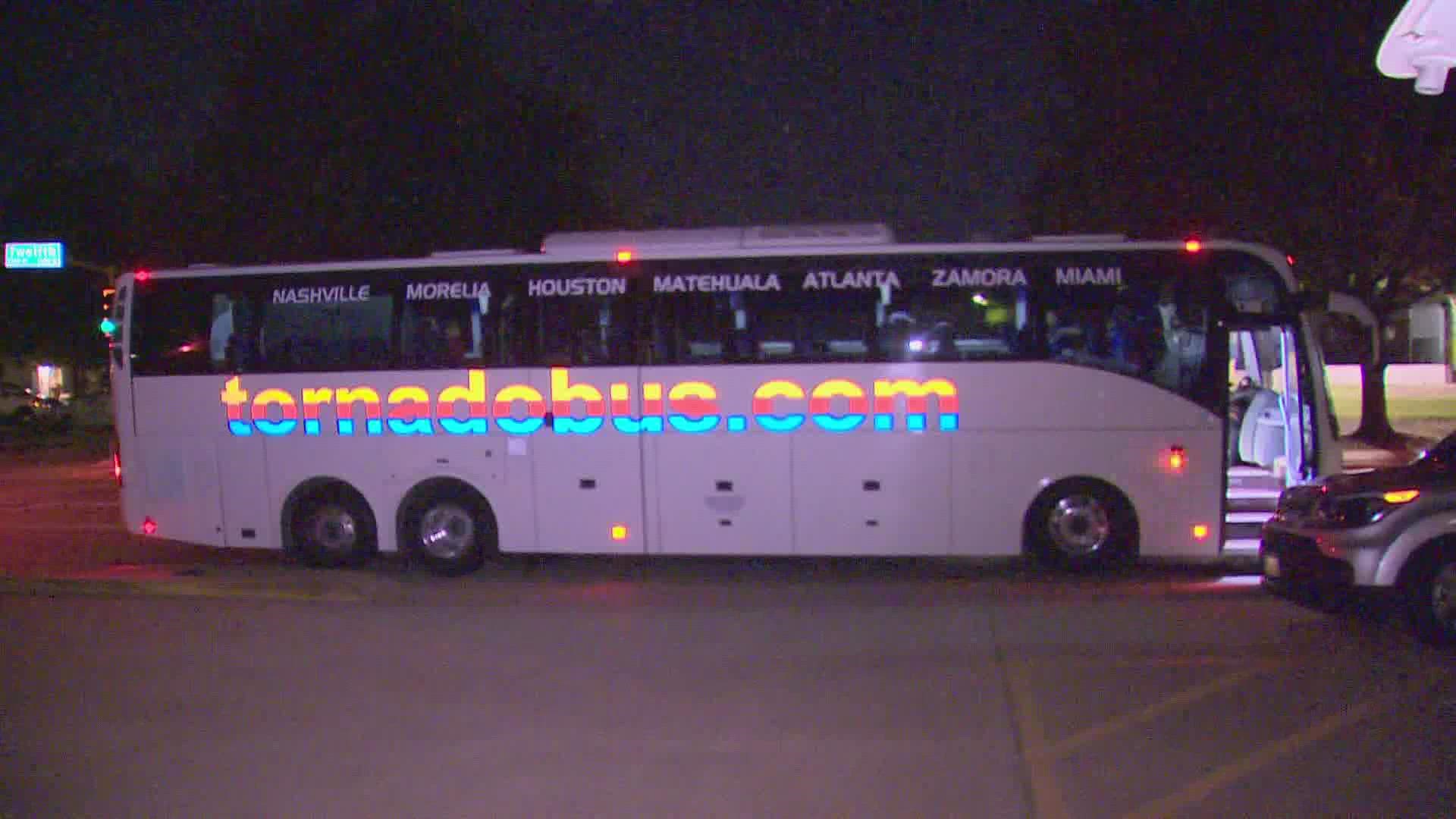 More buses of migrants are being sent from the U.S.-Mexico border.