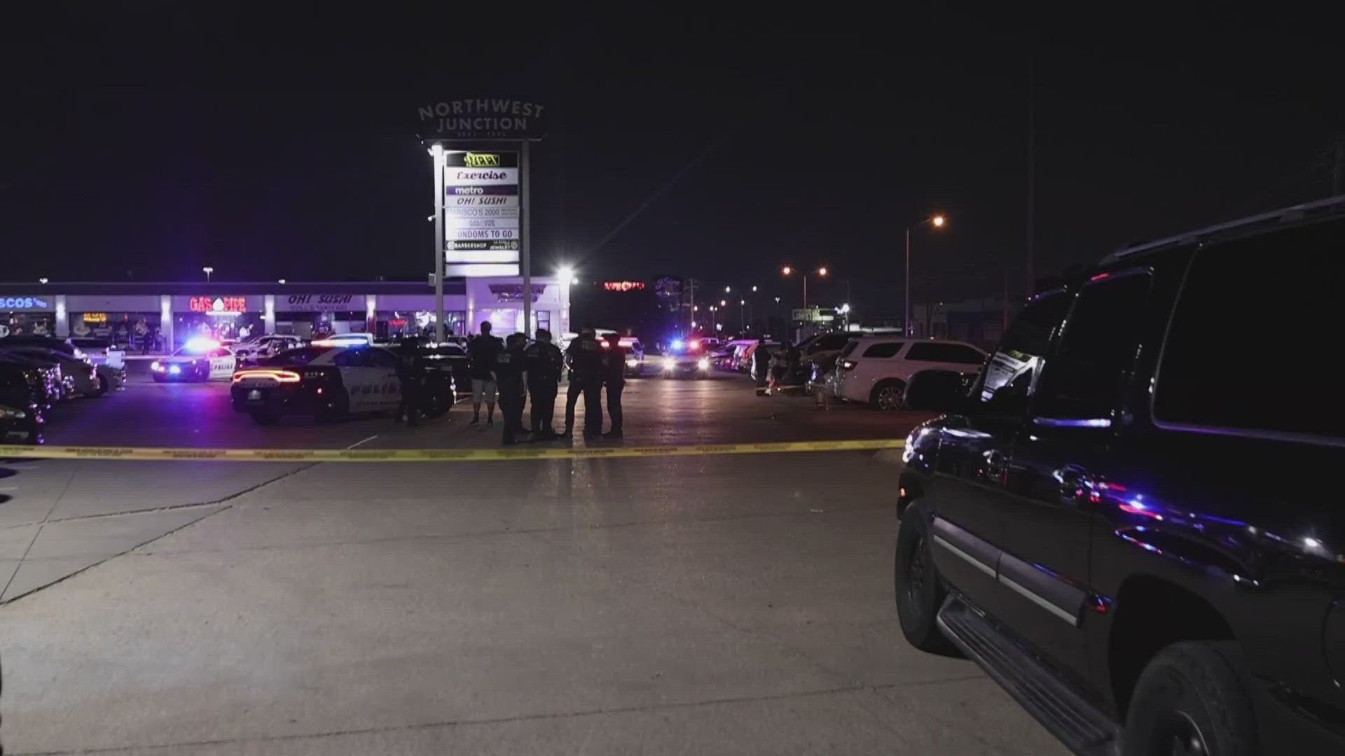One person died after a shooting near a strip mall in Northwest Dallas, police said.