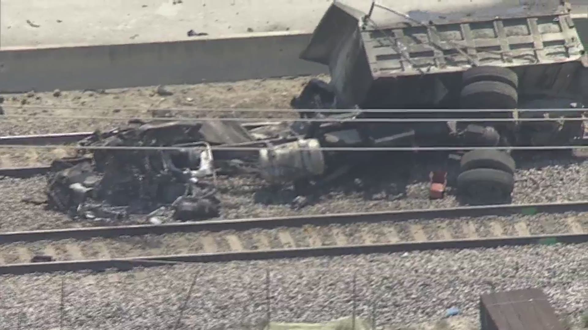 2 people in the truck were killed and several people on the train were seriously injured.