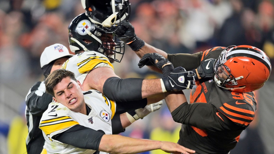 Arlington Martin product Myles Garrett suspended indefinitely for hitting  Steelers QB Mason Rudolph with helmet