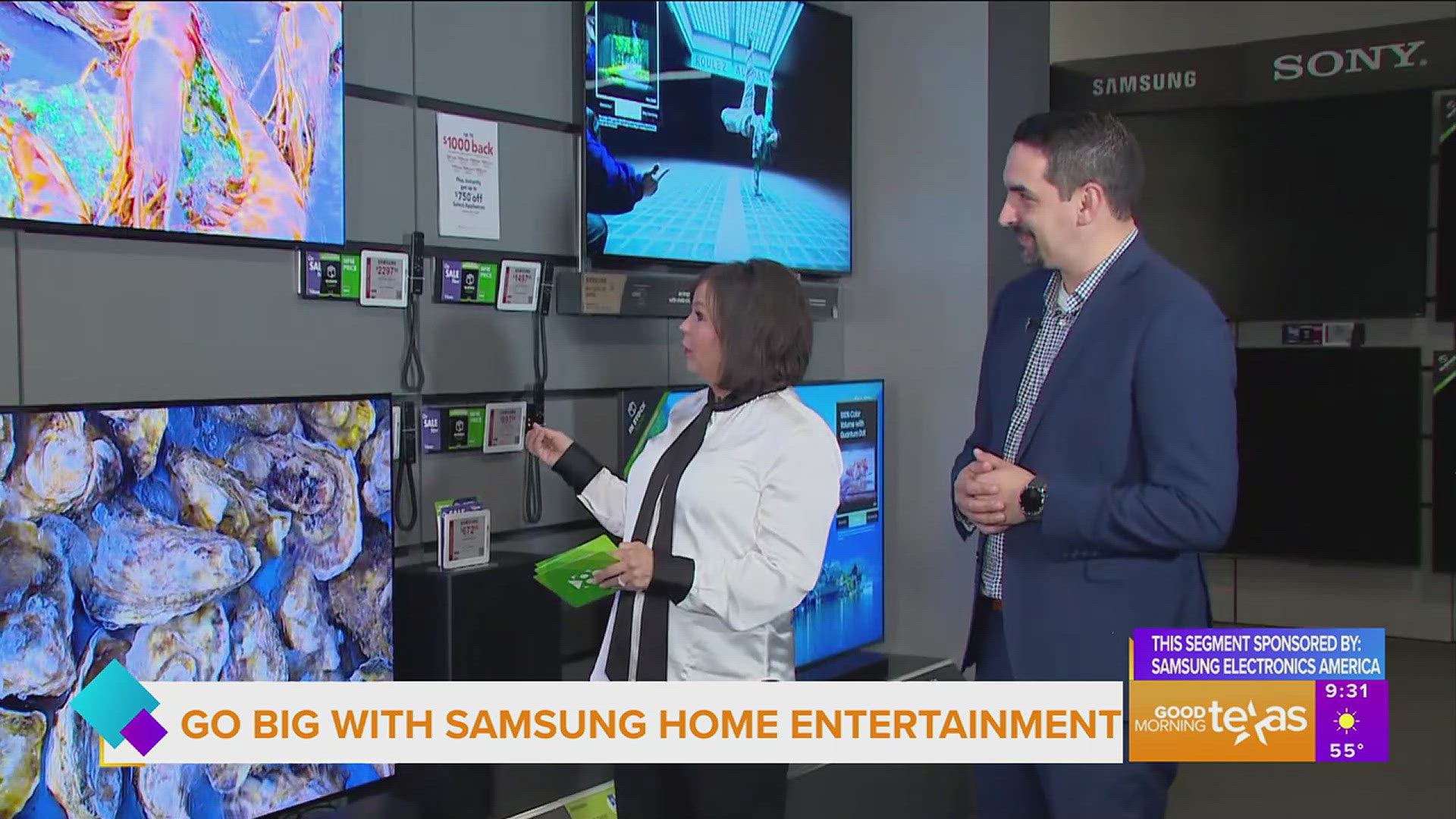 Paige shows us how Samsung helps you go big during the holidays. This segment is sponsored by Samsung Home Entertainment. Go to nfm.com/samsung for more information.