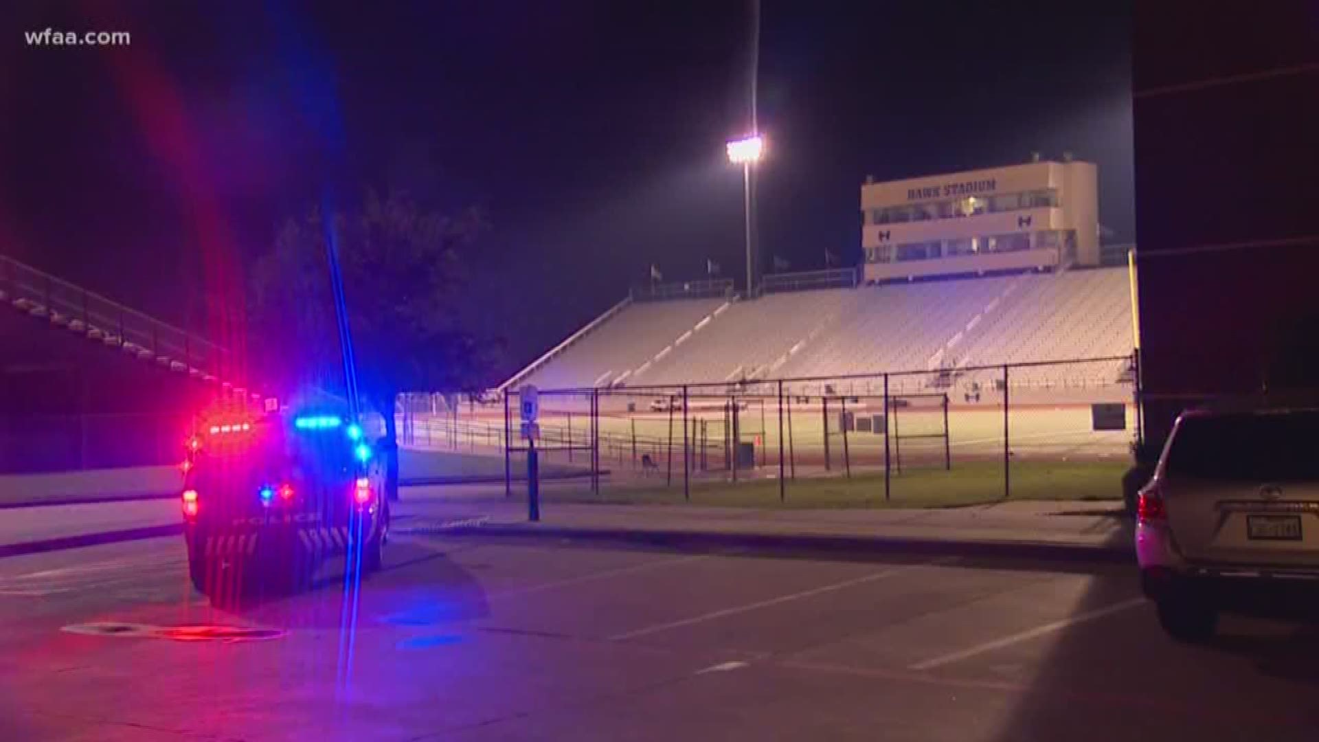 Shooting breaks out during Hebron HS football game; suspect in custody