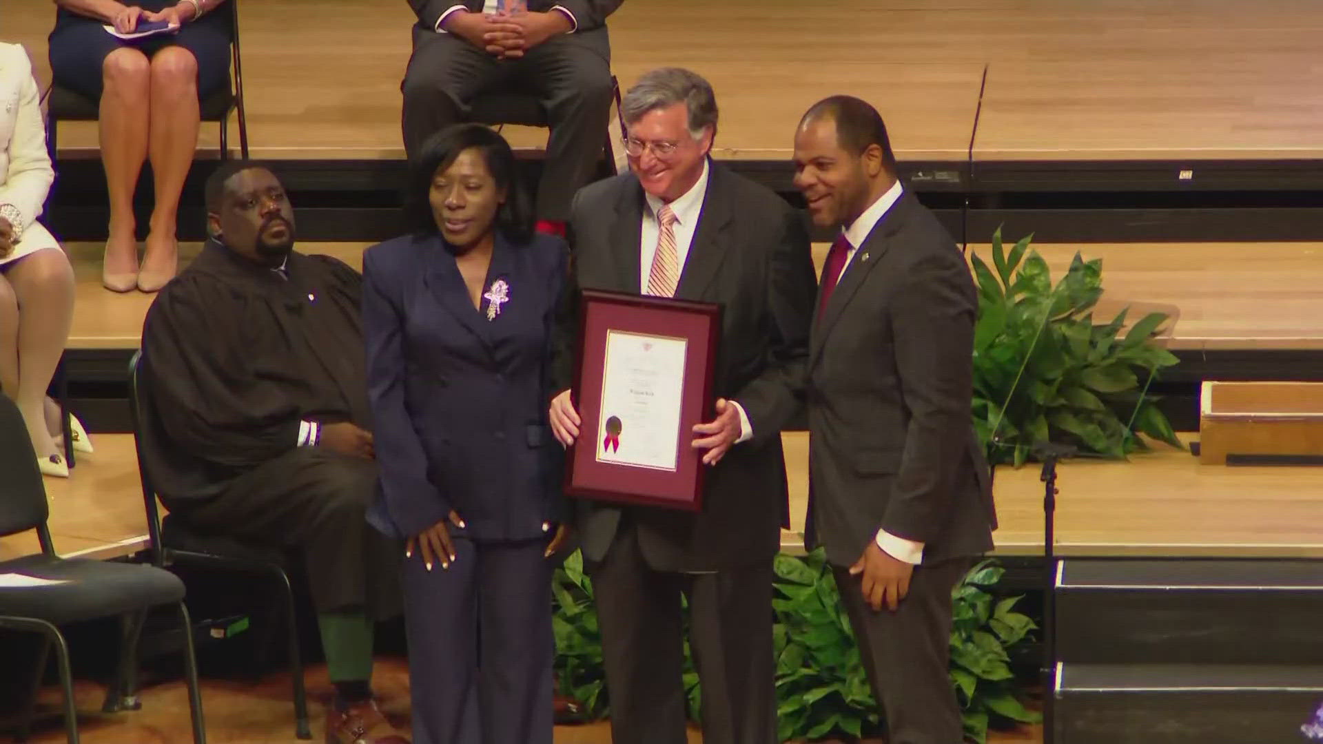 Four council members were sworn into office today in Dallas.