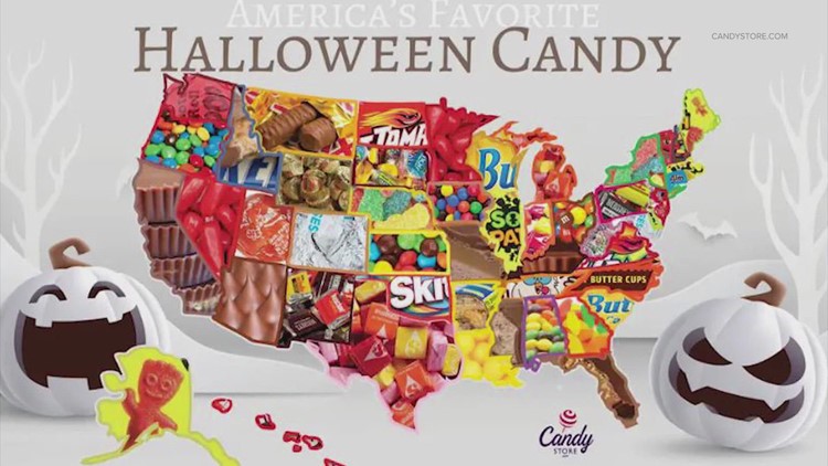 Study shows every U.S. state's favorite candy