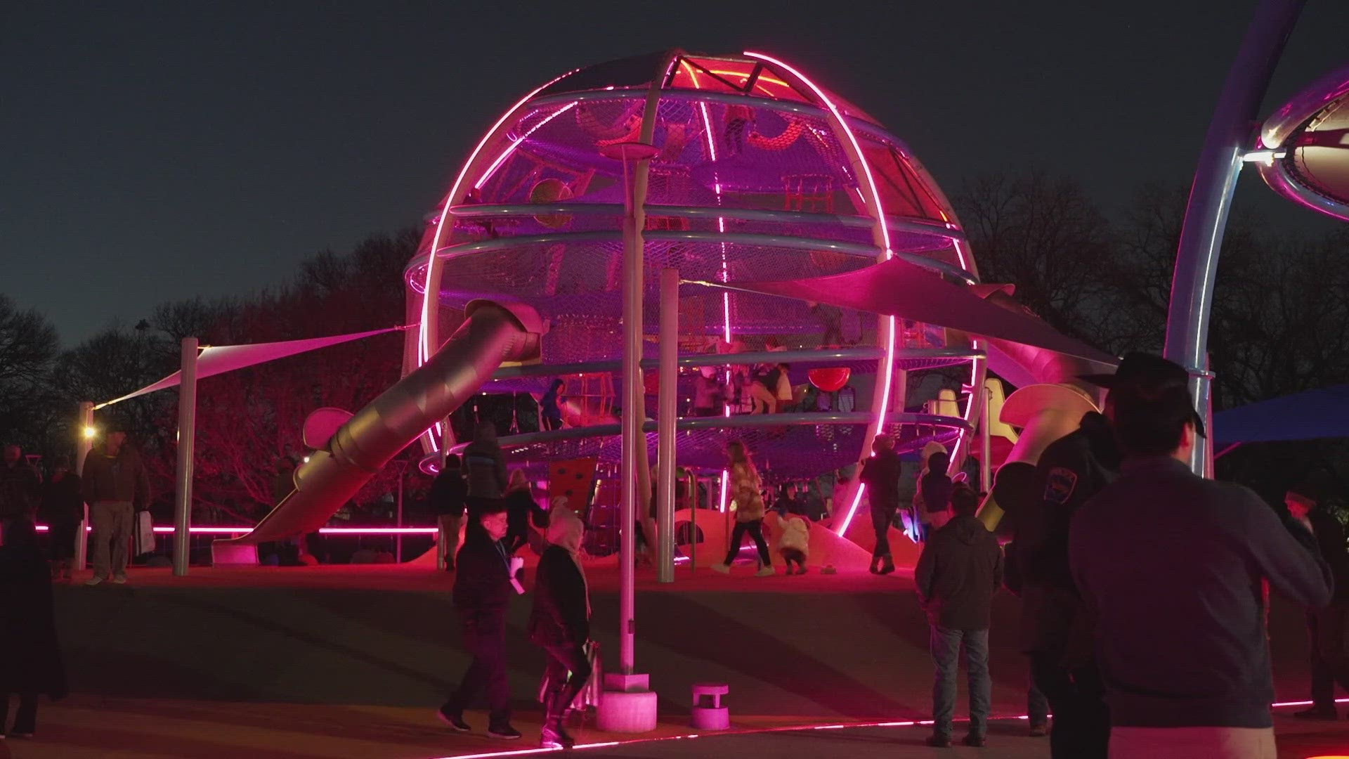 The glow-in-the-dark playground will be located at Oran Good Park in Farmers Branch.