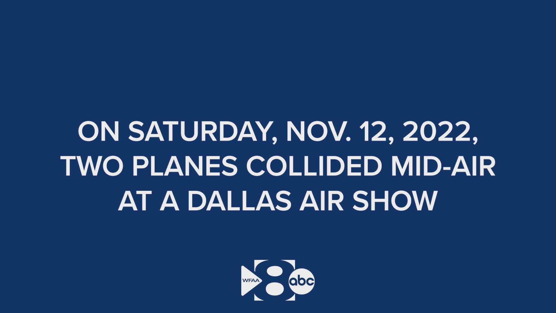 Dallas air show plane crash New video released by NTSB