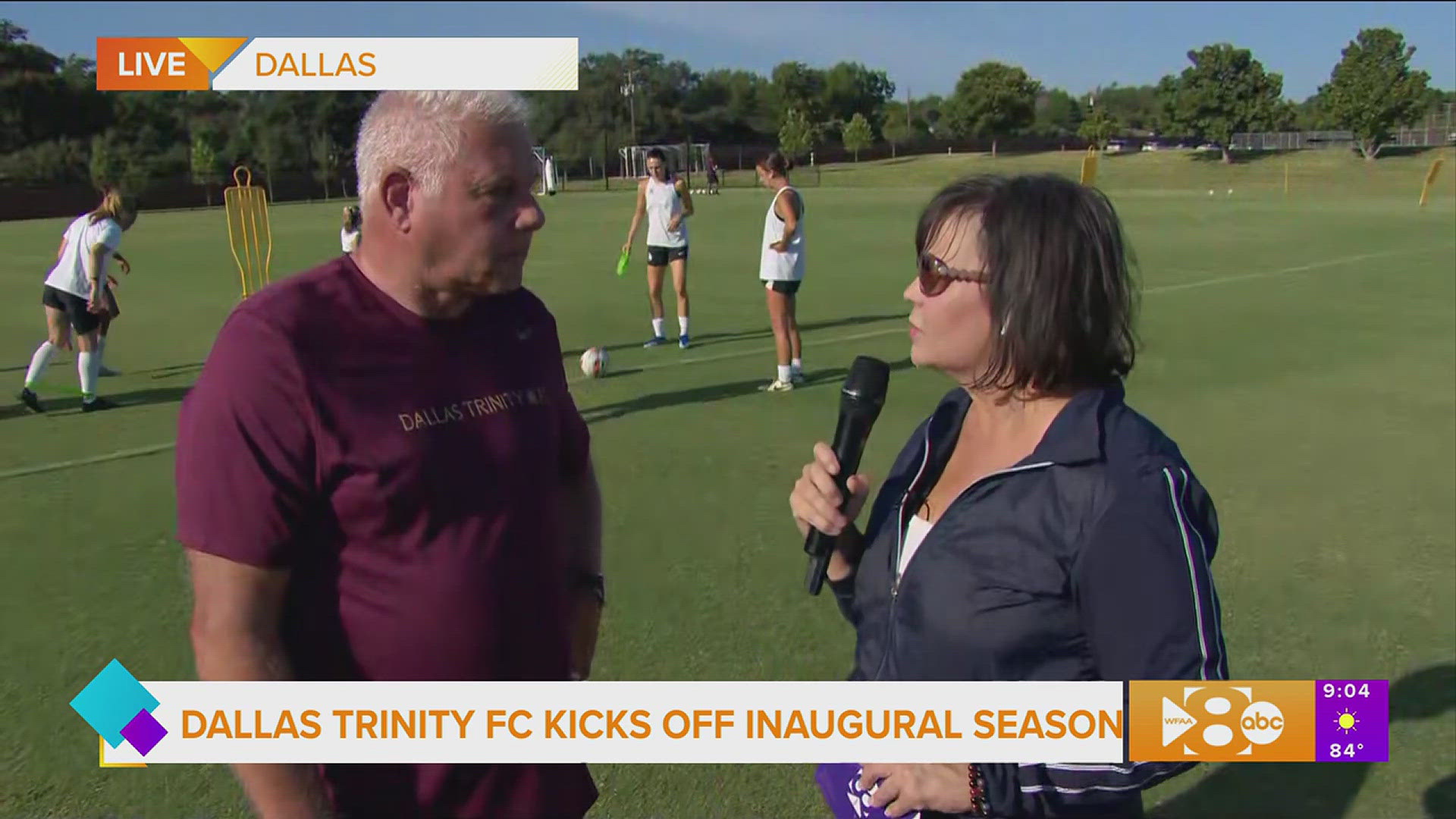 Paige catches us with the members of Dallas Trinity FC ahead of the start of their season.