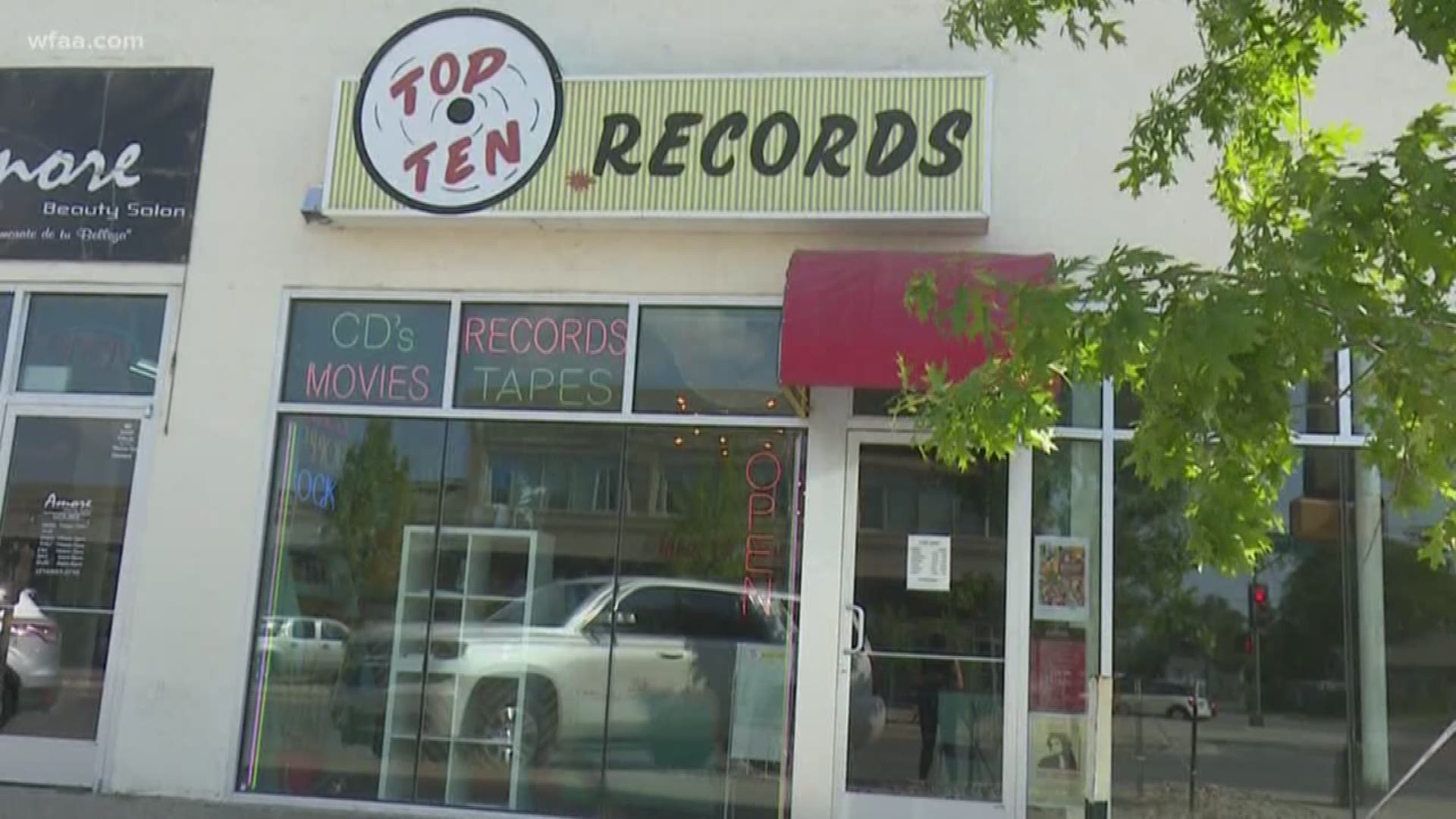 Small record store in Oak Cliff with a long history