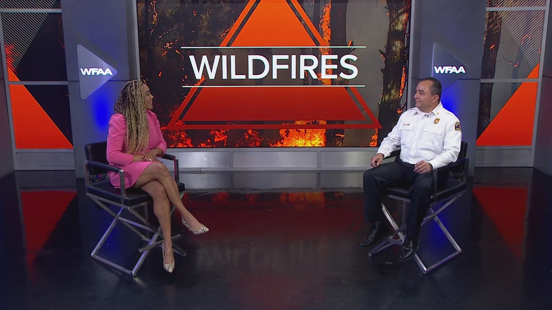 Wildfire risks are on the rise across North Texas. CHFD Chief Rafael Reyes spoke with WFAA about how you can be ready.