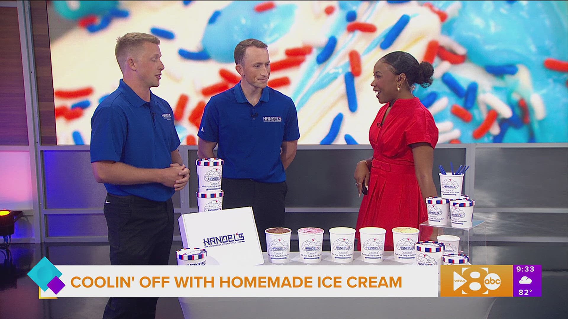 Spencer & Jack Moore share ice cream with Erin and & reveal how they teamed up to open several DFW Handel's Homemade Ice cream locations. Go to handelsicecream.com.