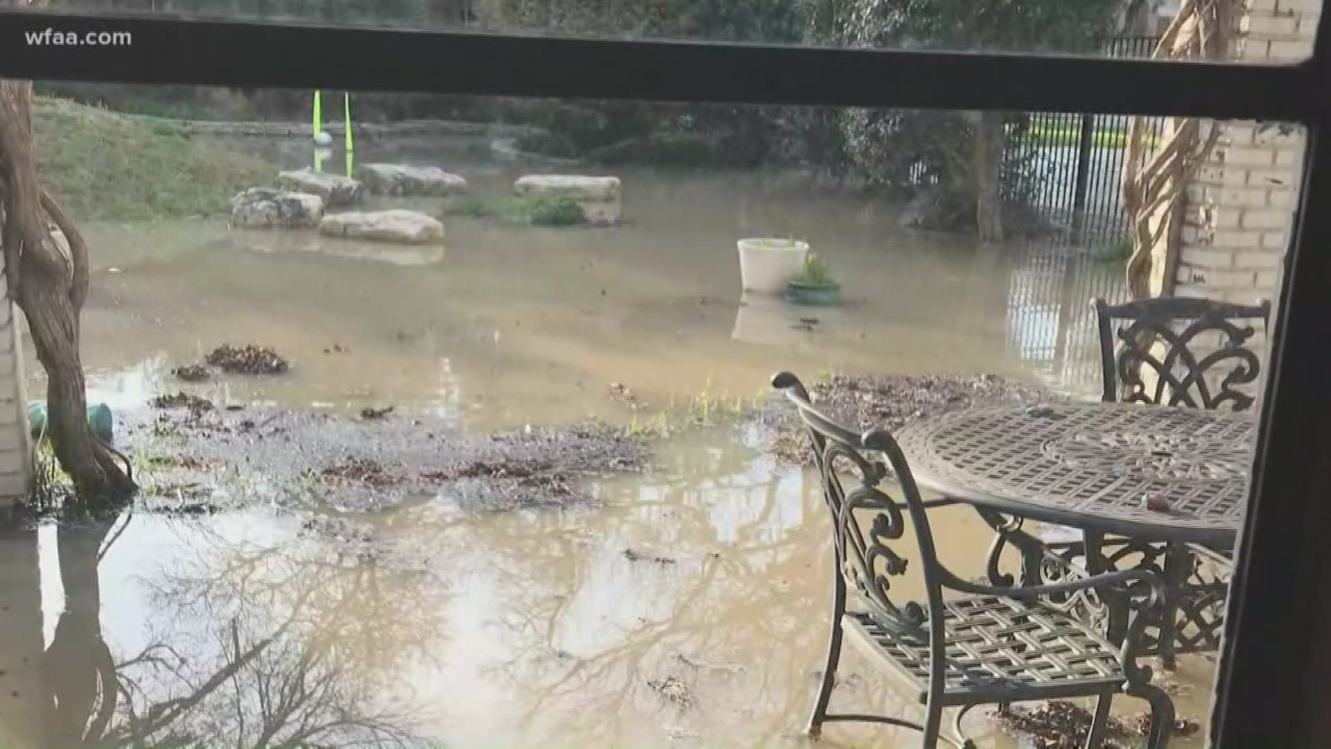 Homeowners in the Overton Park neighborhood are facing a massive cleanup after a water main break.