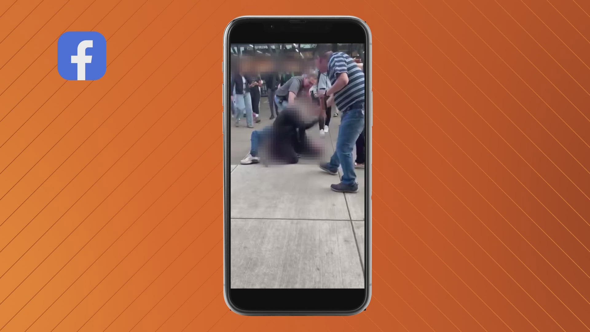 The video shows one student beating up another. 
