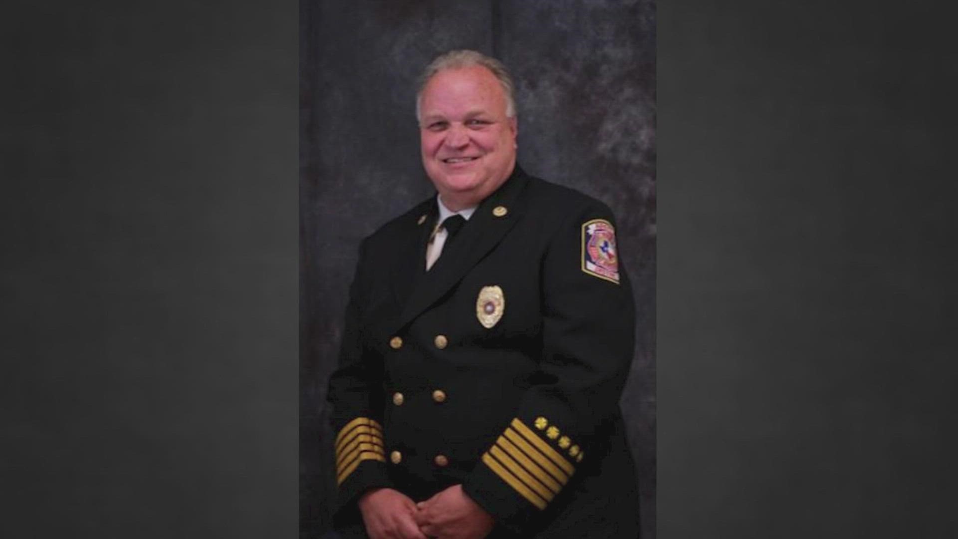 Denton County ESD No. 1 Fire Chief Mac Hohenberger is accused of stealing from his fire department's pension fund.