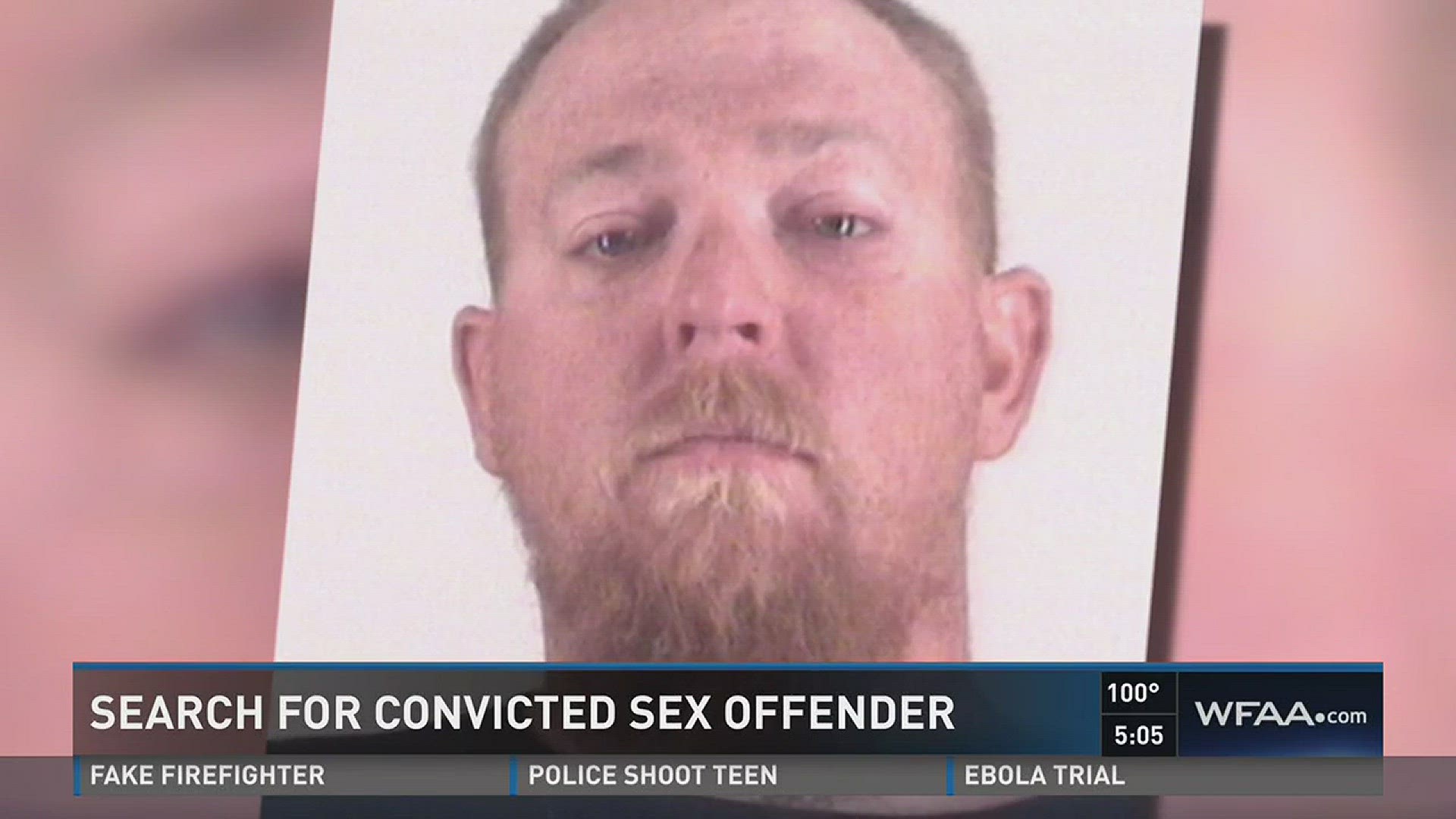 Search for convicted sex offender