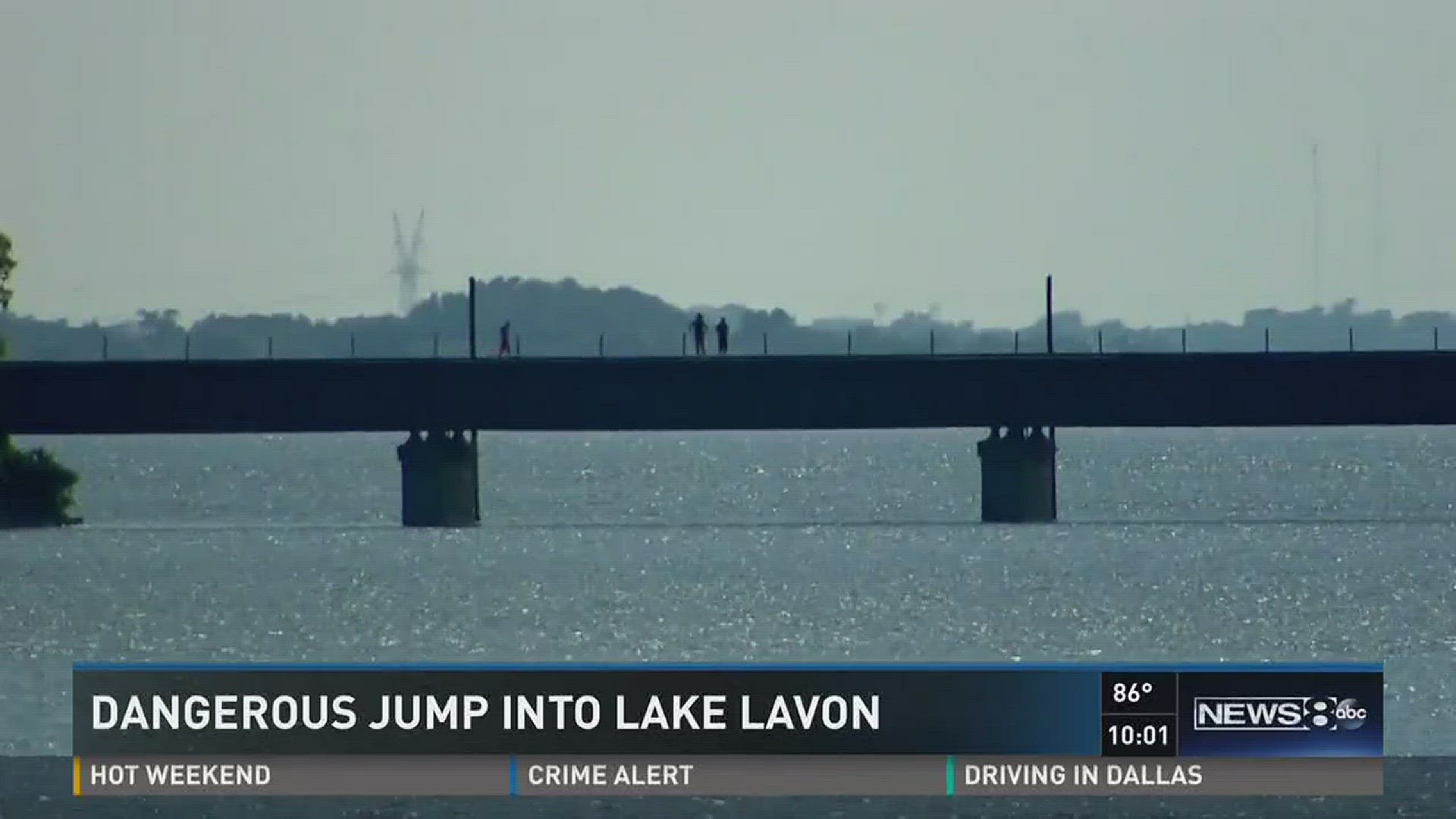 Dangerous jump into Lake Lavon is growing issue