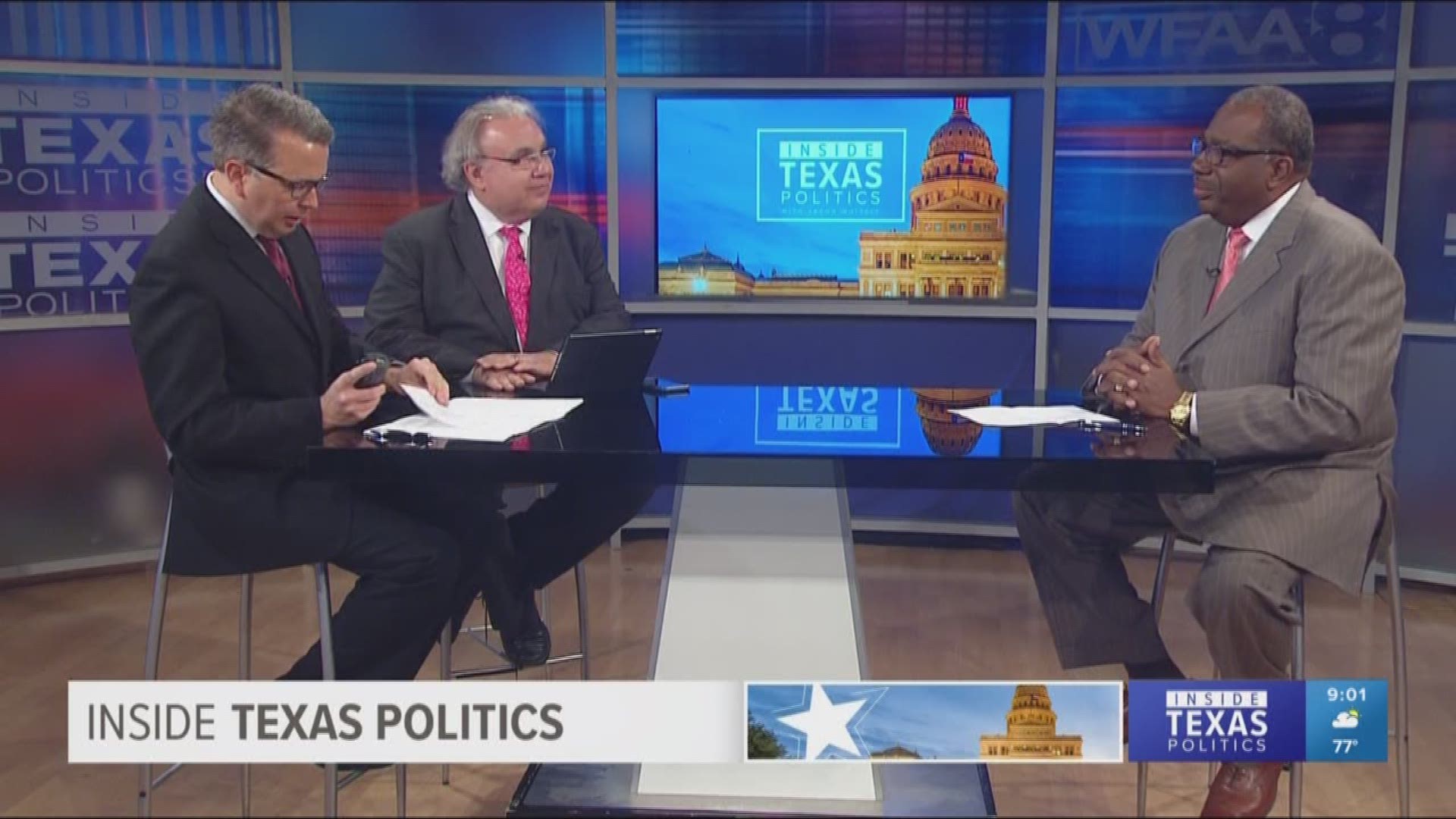 Inside Texas Politics began with Democratic State Senator Royce West in studio to discuss the changes needed in Senate Bill 30 (SB30) - commonly referred to as the Community Education Act. 