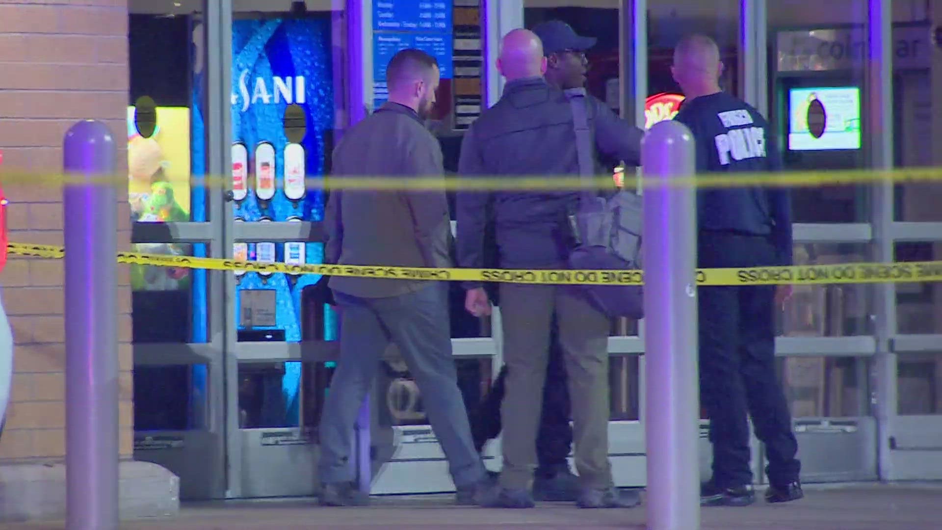 The Frisco Police Department is searching for a suspect wanted in a deadly shooting outside a Walmart Wednesday night. And police say, the shooting was random.