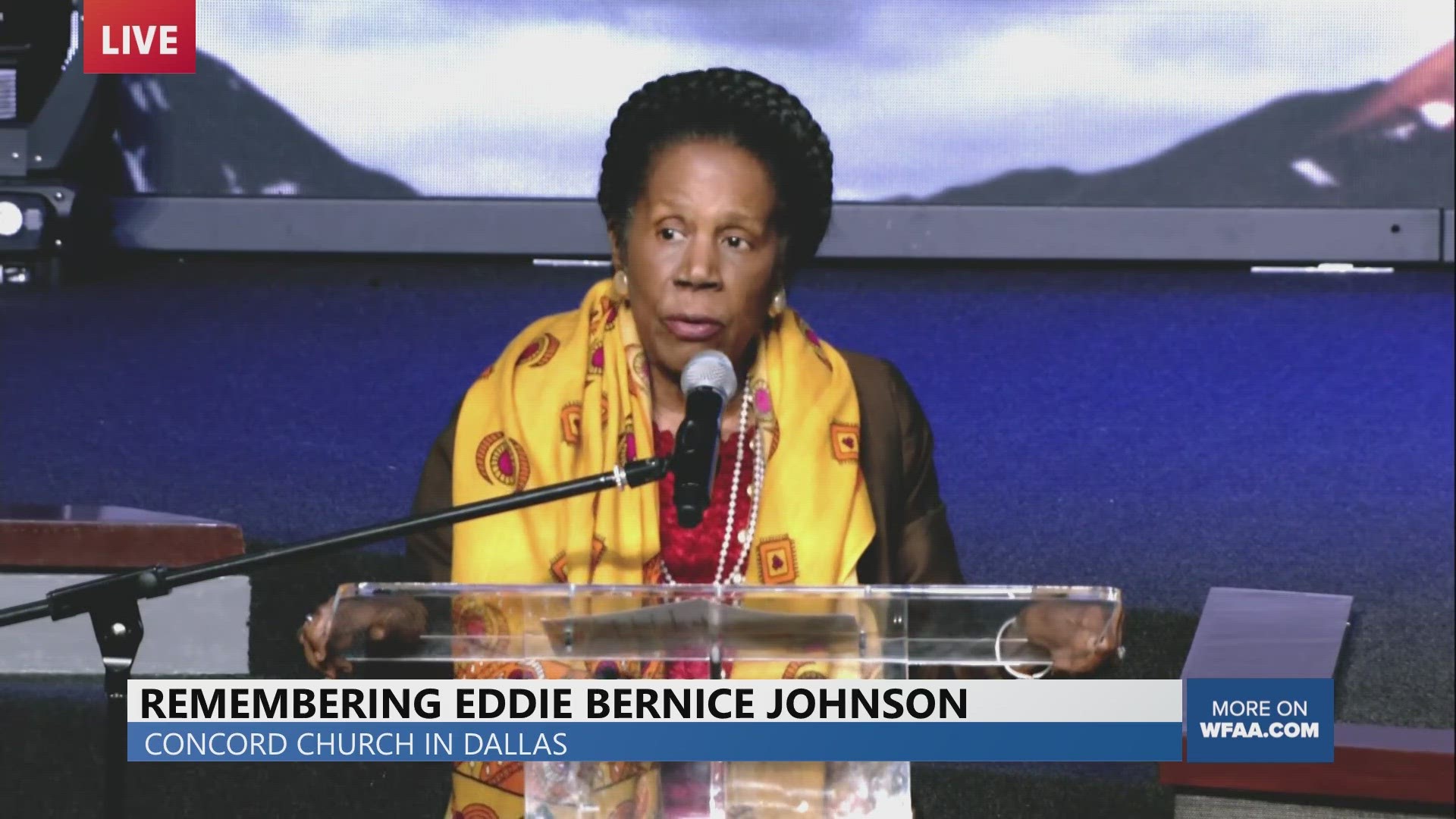 Crowds joined at the Hall of State to honor late Congresswoman Eddie Bernice Johnson as she is lying in state.