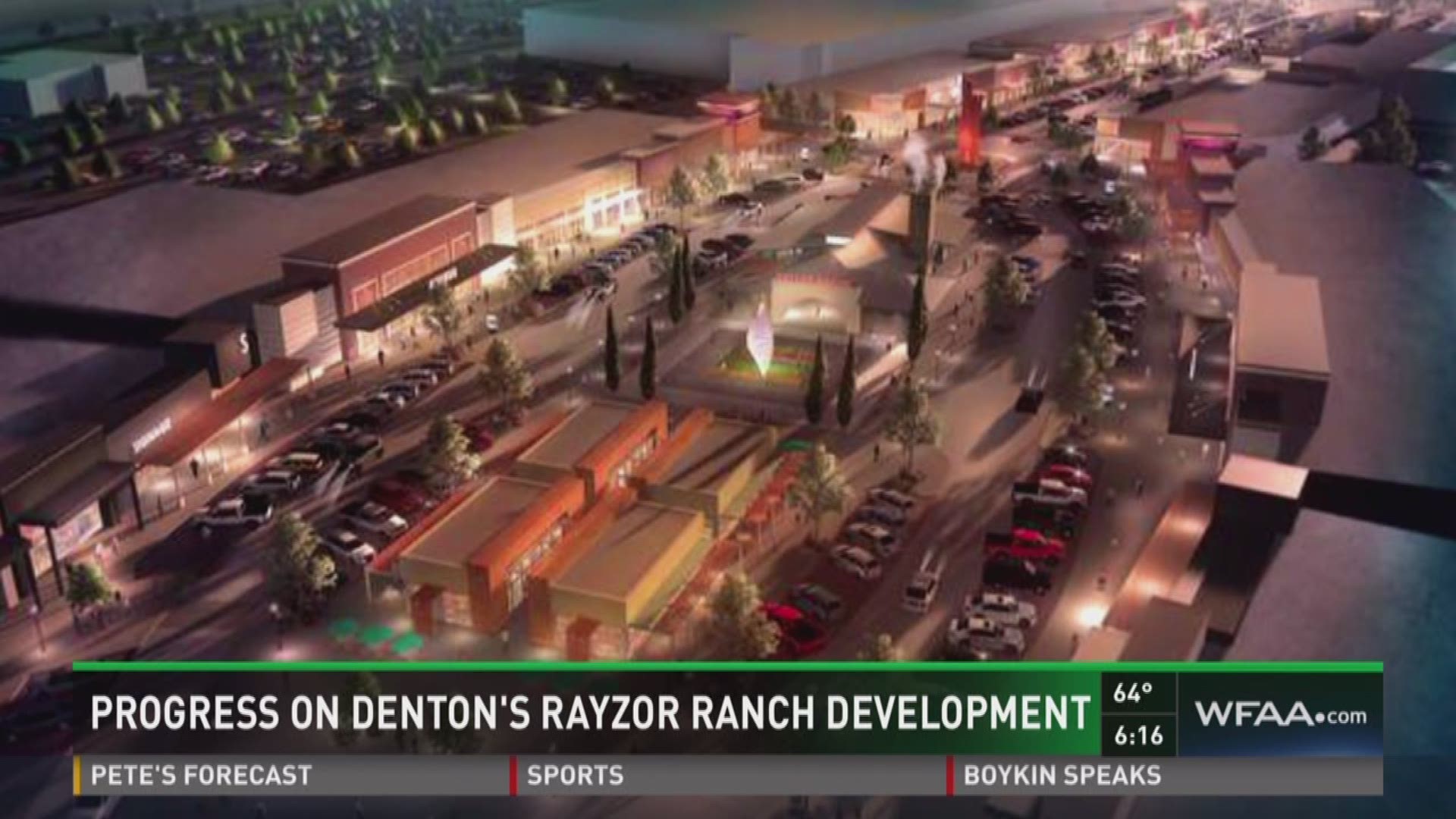More than 400 acres of dirt near Interstate 35 in Denton is the foundation of what will become the biggest development project in Denton's history. The Rayzor Ranch development, named after the original owners of the land adjacent to Highway 380, is well 