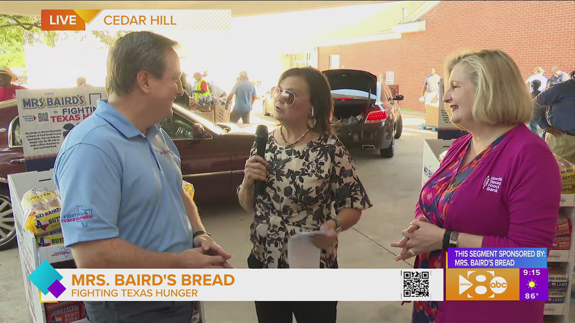 This segment is sponsored by Mrs. Baird's Bread.