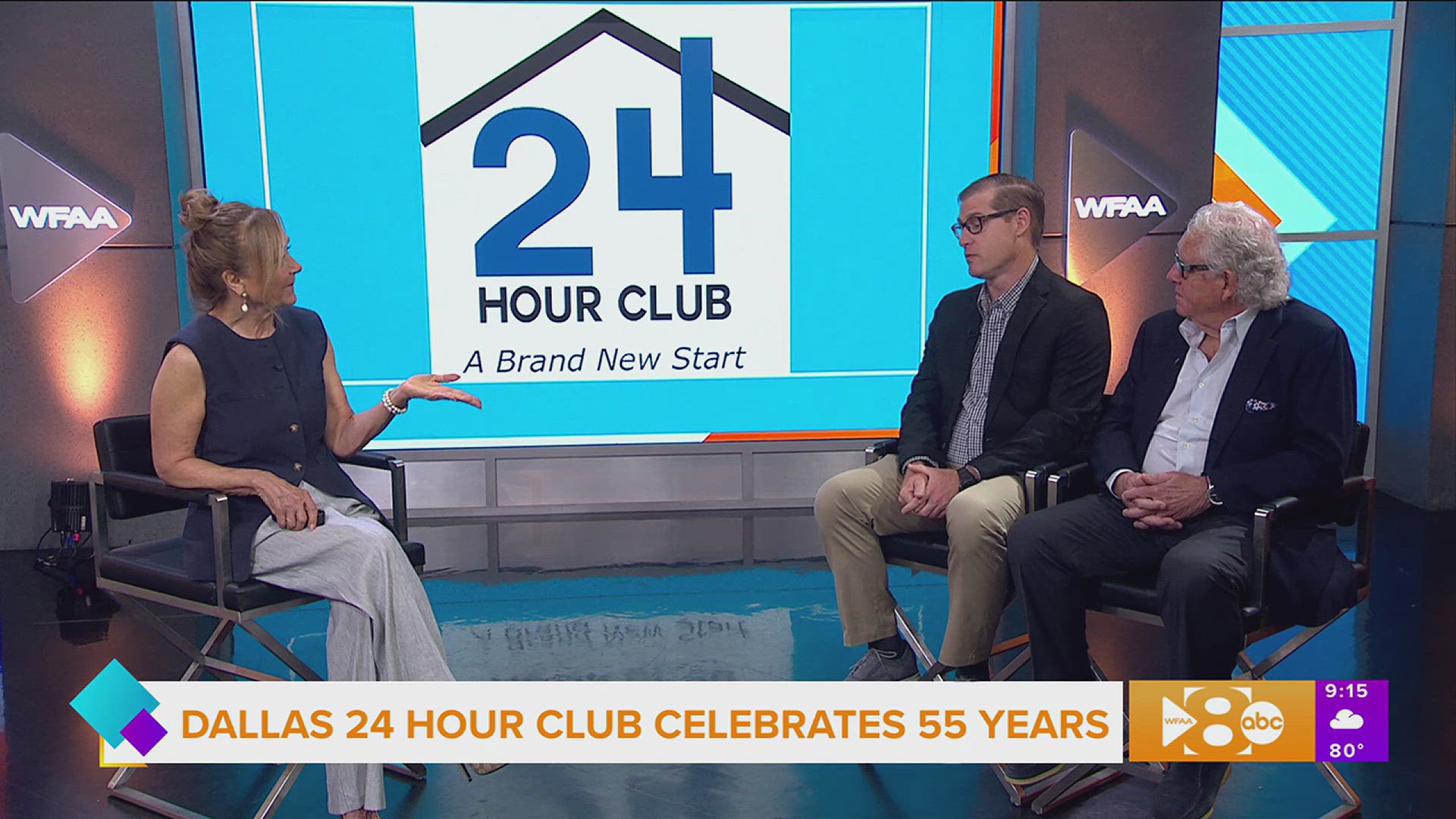 Dallas 24 Hour Club CEO Tim Grigsby and Chairman of the Board of Directors Michael Young tell us how their celebrating 55 years.