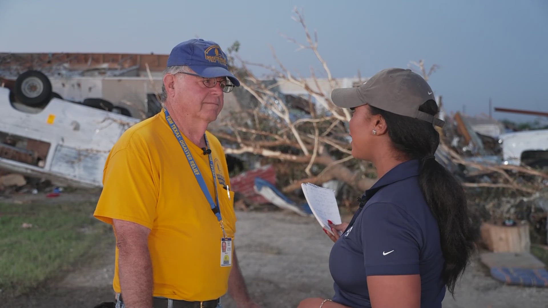 Nonprofits are on site clearing debris to help families recover from the storm.