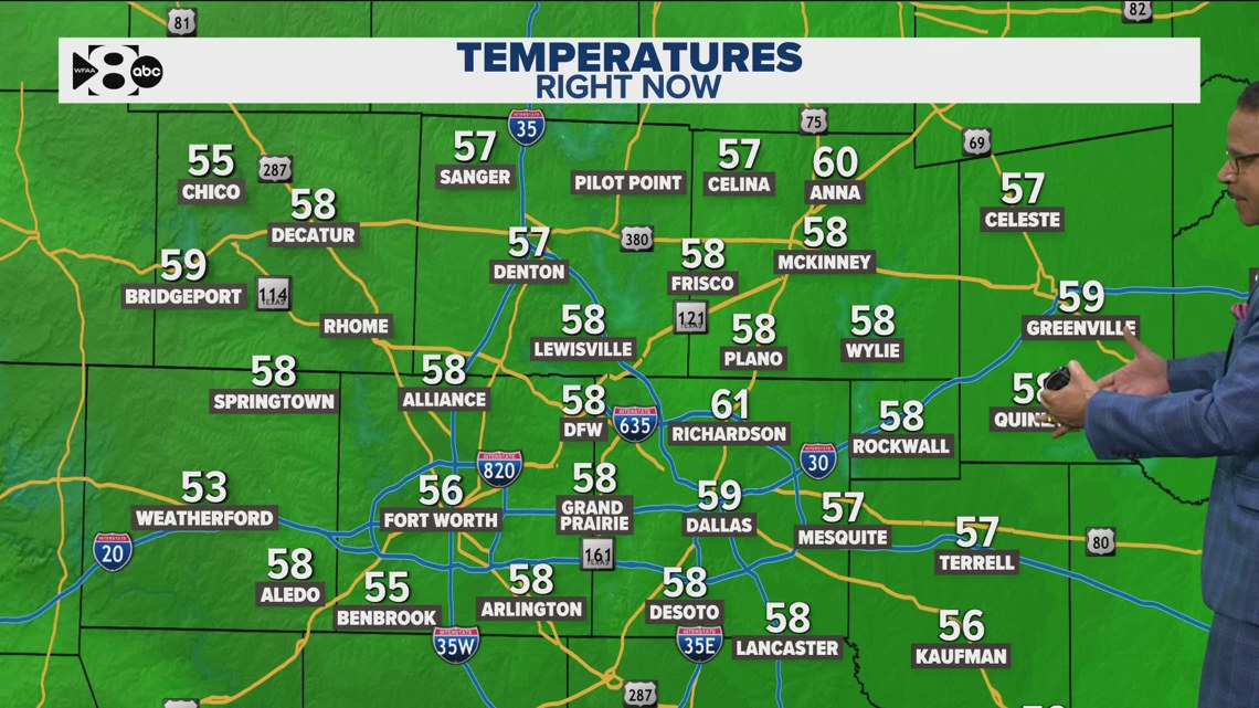 DFW Weather: Temperatures to reach the low 80s today | wfaa.com