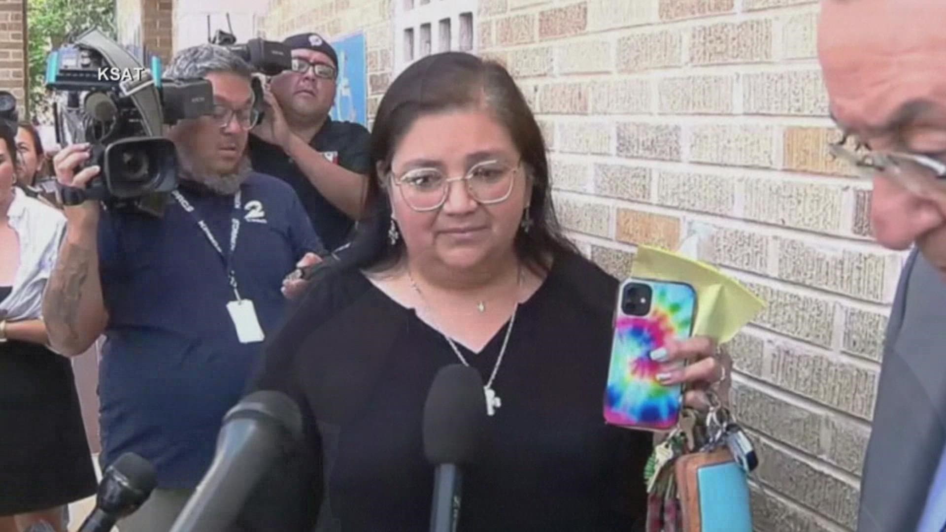 Mandy Gutierrez has been placed on leave with pay, after an investigation found that she was aware of security problems at the school.