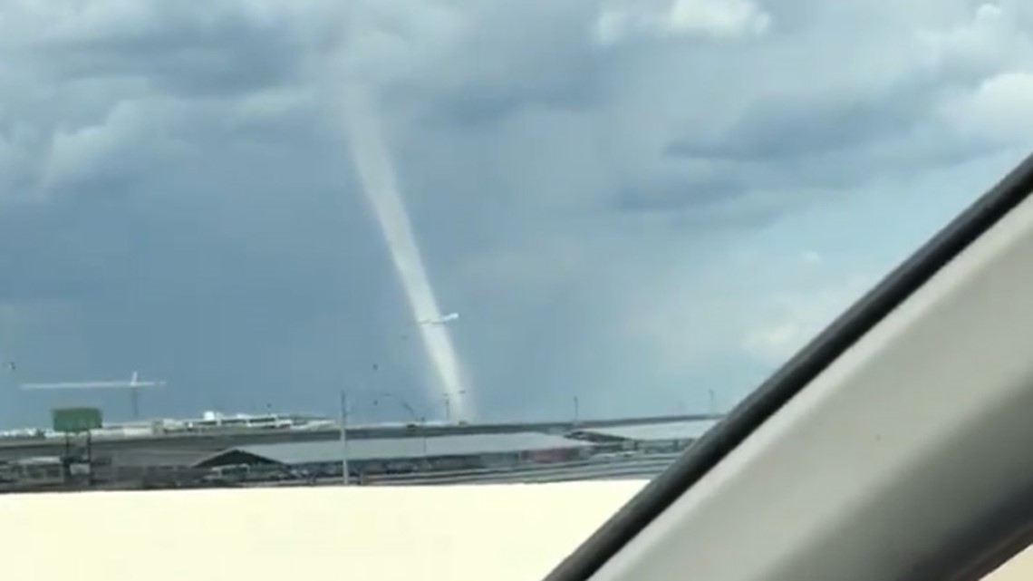 Possible funnel cloud spotted in San Antonio